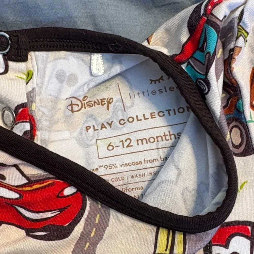 Little Sleepies Pixar Cars Radiator Springs Romper 6-12M - Picture 2 of 8